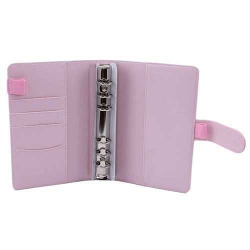 غلاف جلد - وردي ناعم