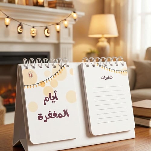 تقويم رمضاني بعبارات تحفيزية