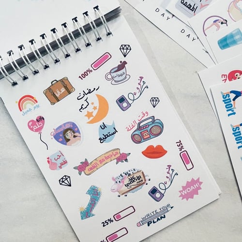 دفتر - ستيكرات وملصقات