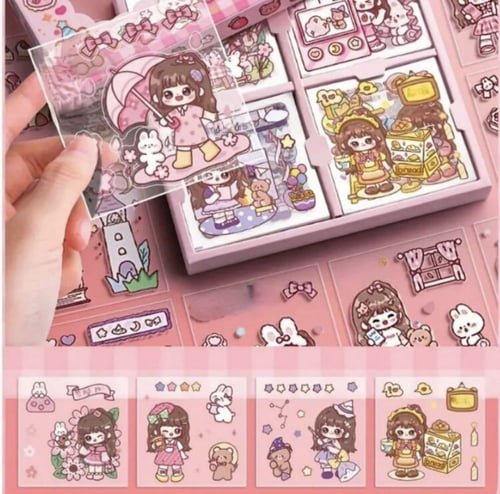 بوكس مجموعة من استيكرات اللطيفة