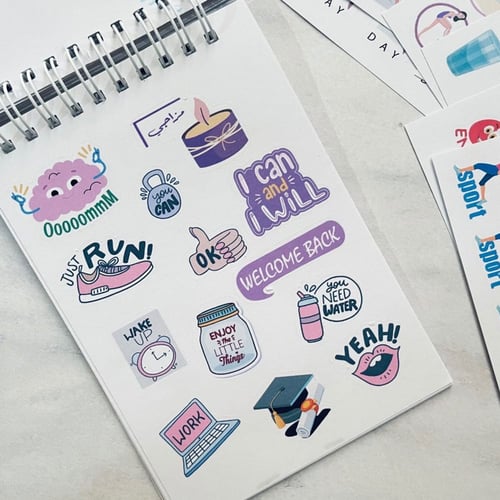 دفتر - ستيكرات وملصقات