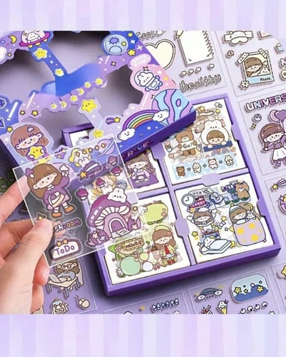 بوكس مجموعة من استيكرات اللطيفة