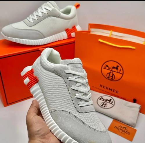 شوز هيرمز ابيض - برتقالي