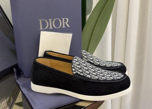 حذاء DiOR اسود رصاصي ( رسمي )