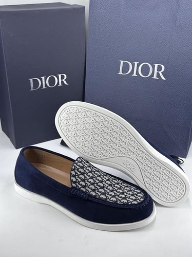 حذاء DiOR كحلي رصاصي ( رسمي )