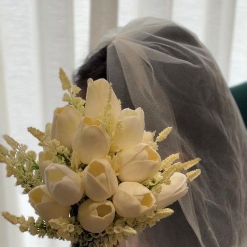 طرحه خالتي احلى عروس طباعه ( ذهبي - فضي ) بتغير ال...