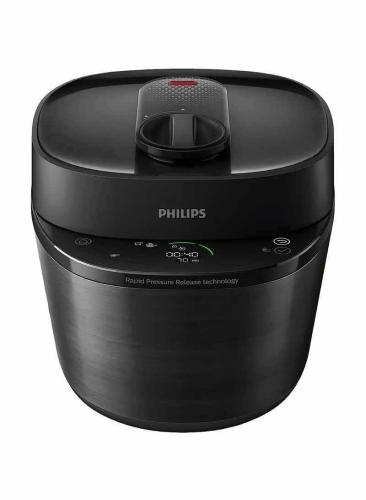 Philips - multi-function pressure cooker, 5-liter capacity, 1090 watts, model HD2151/56, black color