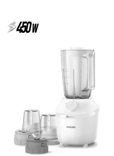 Philips - plastic bowl blender - one speed + pulse function, equipped with grinder and chopper, capacity 1.9 liters, 450 watts, mo...