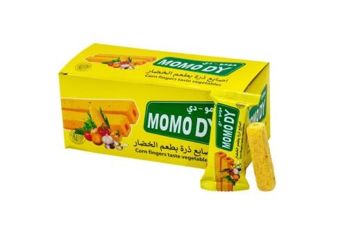 مومو-دي اصابع الذرة بطعم الخضار 20×8 جرام6جرامم