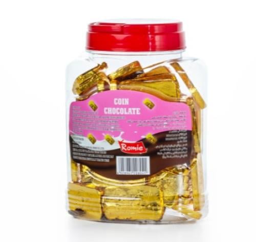 شوكولاتة ذهبية برطمان (شكل سبيكة ) 600 جرام