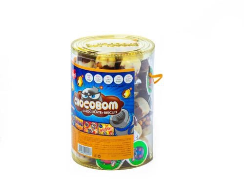 شوكو بوم بسكويت بالشوكولاته12*50*20جم