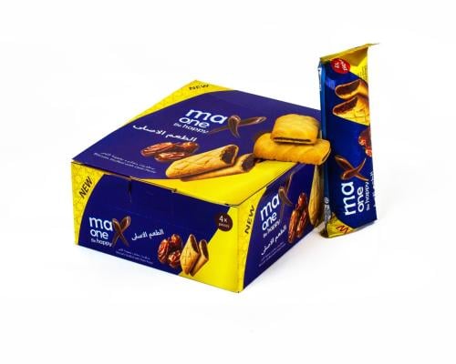 بسكويت ماكس وان - حشو التمر 12×12×40 جرام