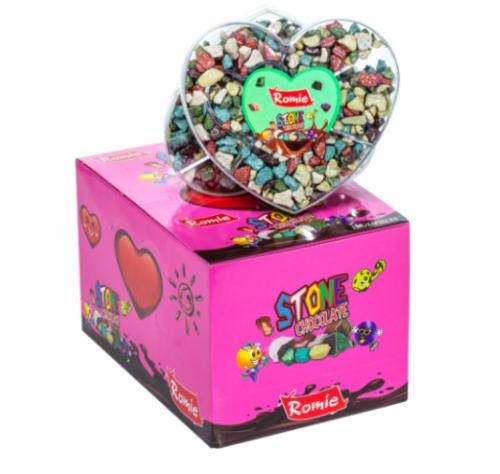 شوكولاتة فى شكل احجار (قلب ) 6×120 جرام
