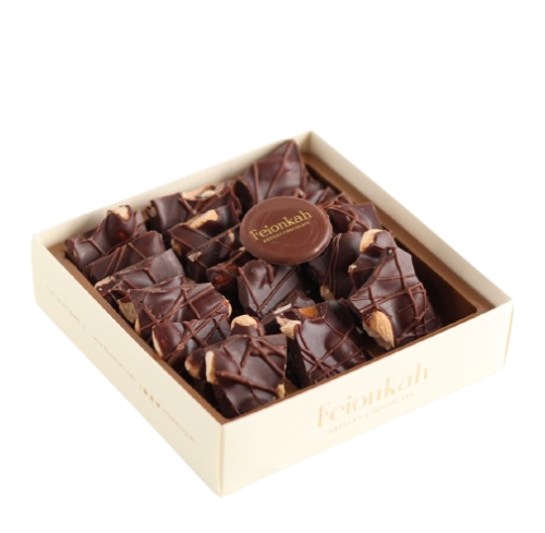 شرائح الشوكولاته الغامغة مع اللوز