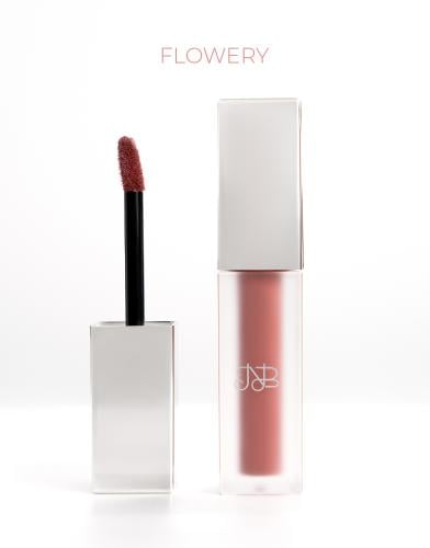 Flowery liquid lipstick