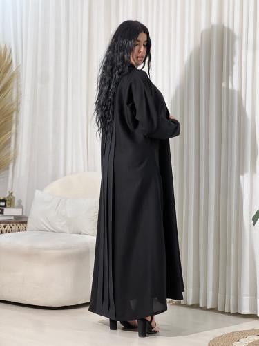 سوداء كتان ابوجمل مع تدخيلات لنن هندي