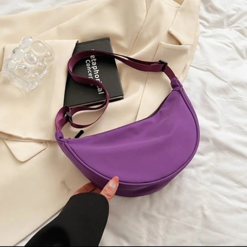 حقيبة كتف بنفسجية