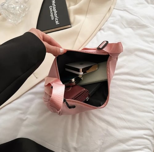 حقيبة كتف برتقالية