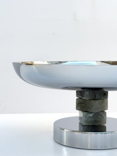 ستاند تقديم فضي صغير