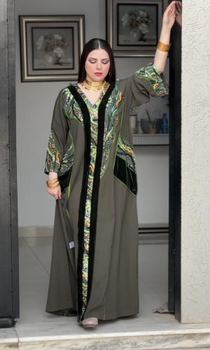 سما نجد ( كريب + مخمل + دانتيل ترتر )