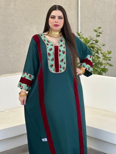 نجديه ( قطن كشميري + مخمل + ريون مشجر )