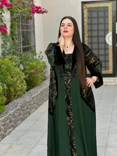 سحر المخمل (كريب + مخمل شيفون)