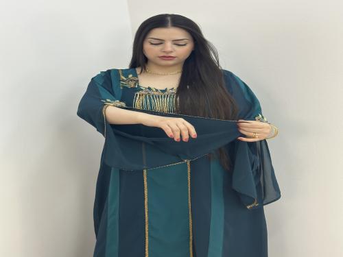 الغلا ( شيفون حرير ستان وبطانه ستان )