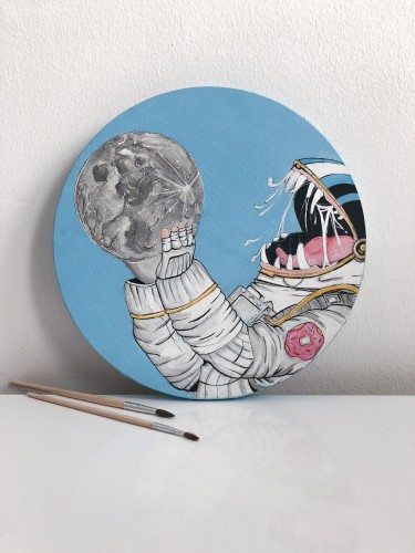 Space man Donut