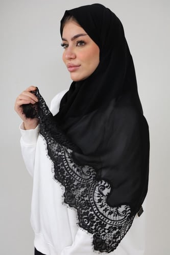 طرحة دانتيل طرف شويتا