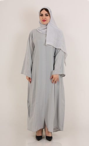 عباية صالونا مطرز كريستال لارا