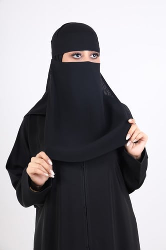 نقاب مفتوح مطاطين