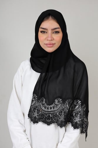 طرحة دانتيل طرف شويتا