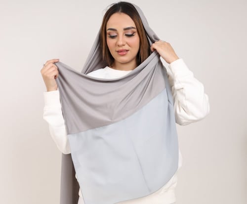 طرحة قطن و أمواج توقيع معدن