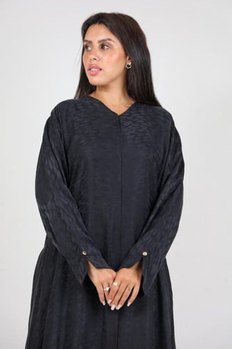 عباية حرير مغسول سنا