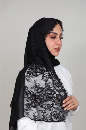 طرحة امواج ودانتيل سيرنياي
