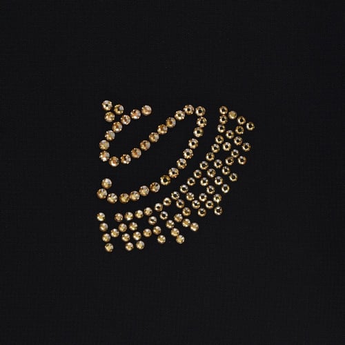 طرحة أمواج شعار شرقية سوارفسكي روان