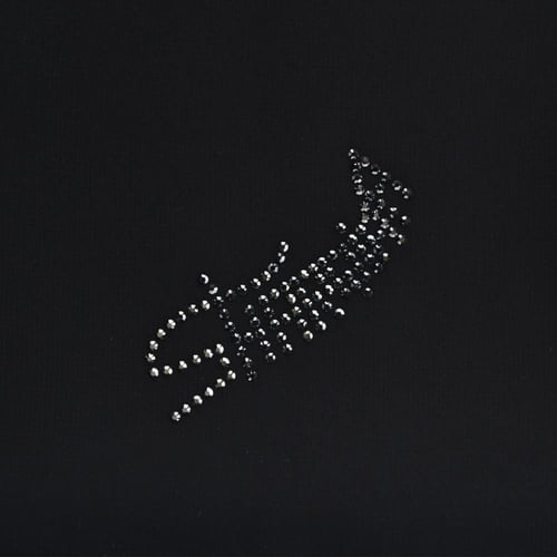 طرحة أمواج شعار شرقية سوارفسكي هديل