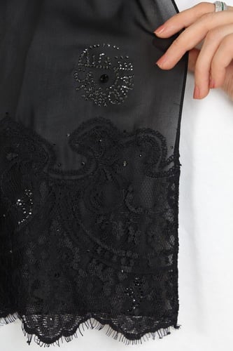 طرحة دانتيل توقيع كرستال انيا