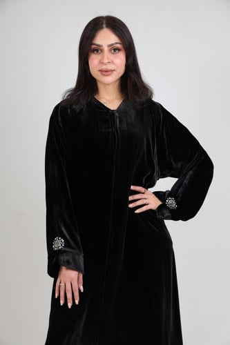 عباية مخمل تركيبات مهيما