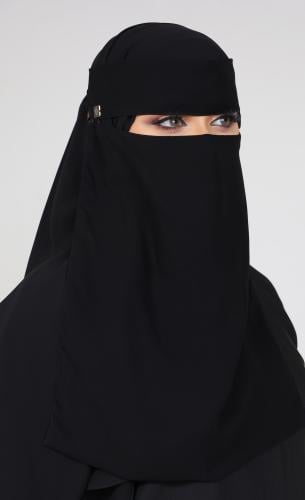 نقاب مفتوح توقيع معدن