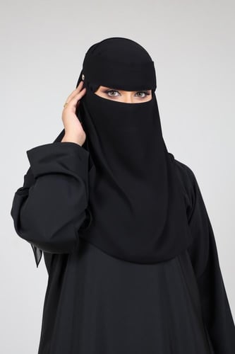 نقاب مفتوح توقيع معدن