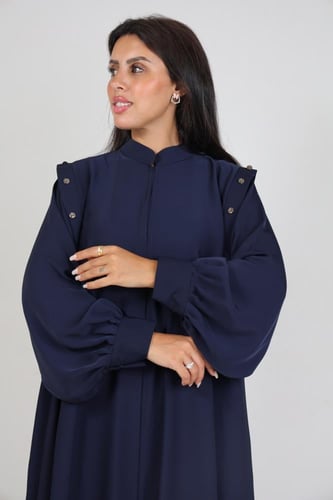 عباية فرسان تركيبات سومة (كحلي)