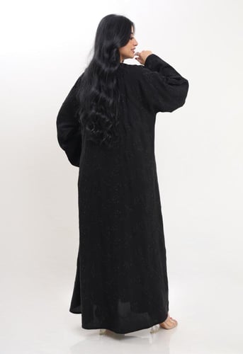 عباية صالونا مطرز كريستال رحاب