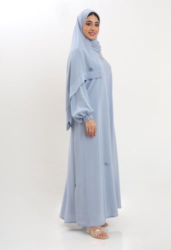 عباية صالونا تارا سحاب جلد