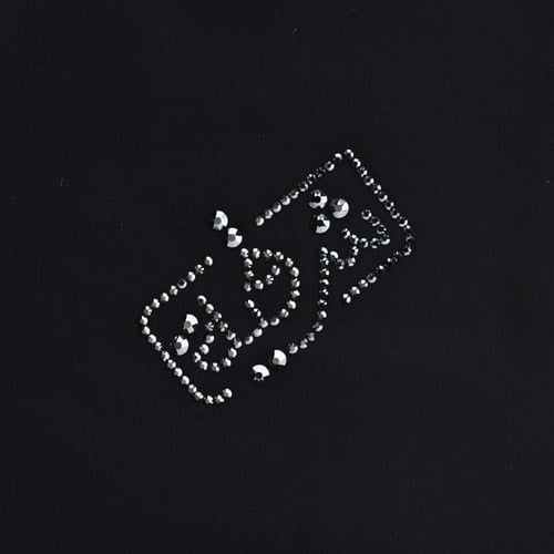 طرحة أمواج شعار شرقية سوارفسكي لين