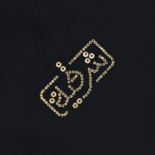 طرحة أمواج شعار شرقية سوارفسكي لين