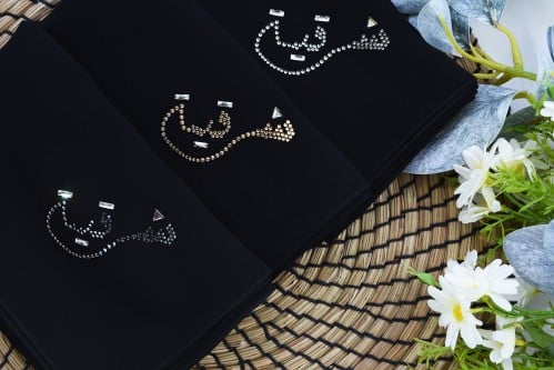 طرحة أمواج شعار شرقية سوارفسكي روفان