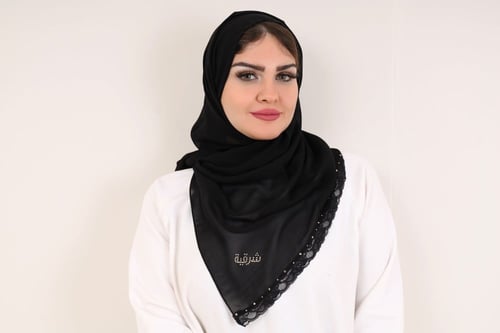 طرحة امواج دانتيل نورة