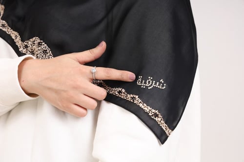 طرحة يدوي سوارفسكي