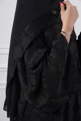 عباية إنترنت جراسي مبطن